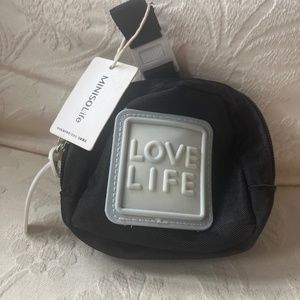 Black coin purse